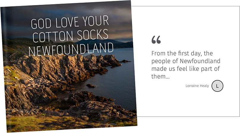 God Love Your Cotten Socks Newfoundland