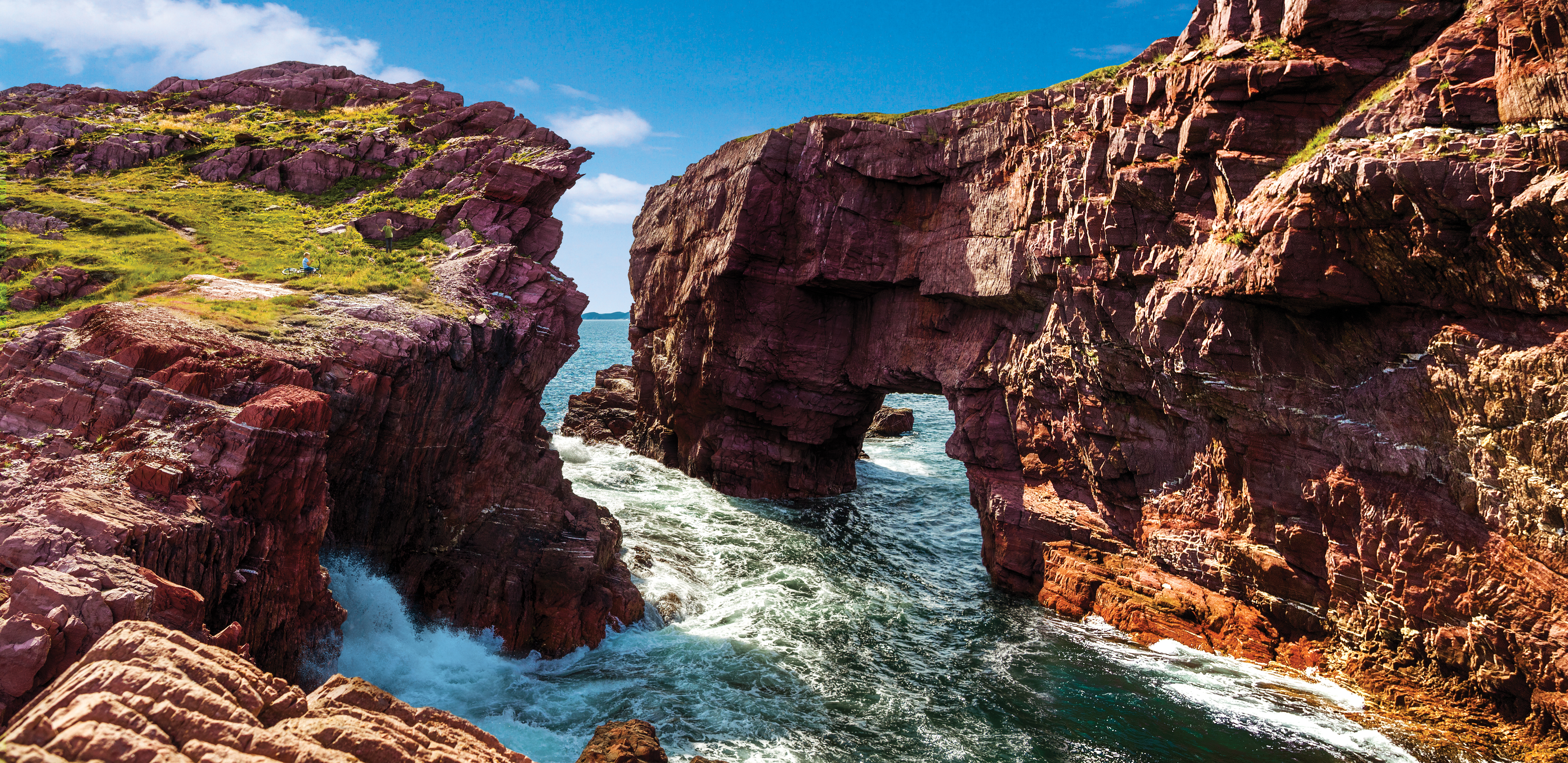 Tickle Cove Sea Arch, part of the Discovery Geopark on the Bonavista Peninsula