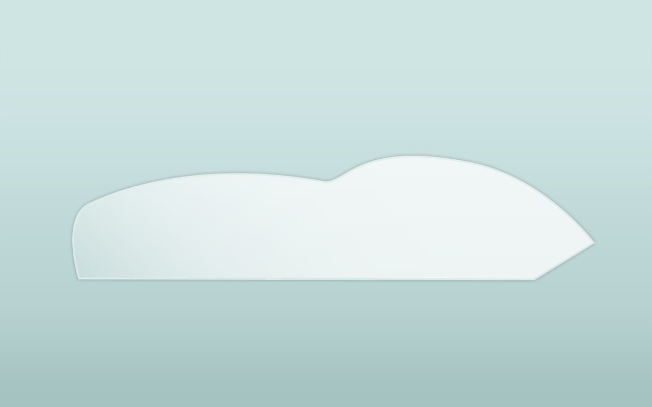 Iceberg with a dome shape
